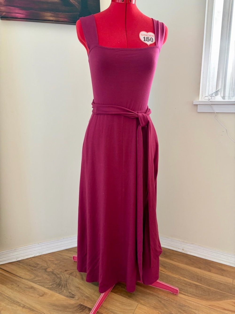 Reformation Helina Dress in aubergine size m
